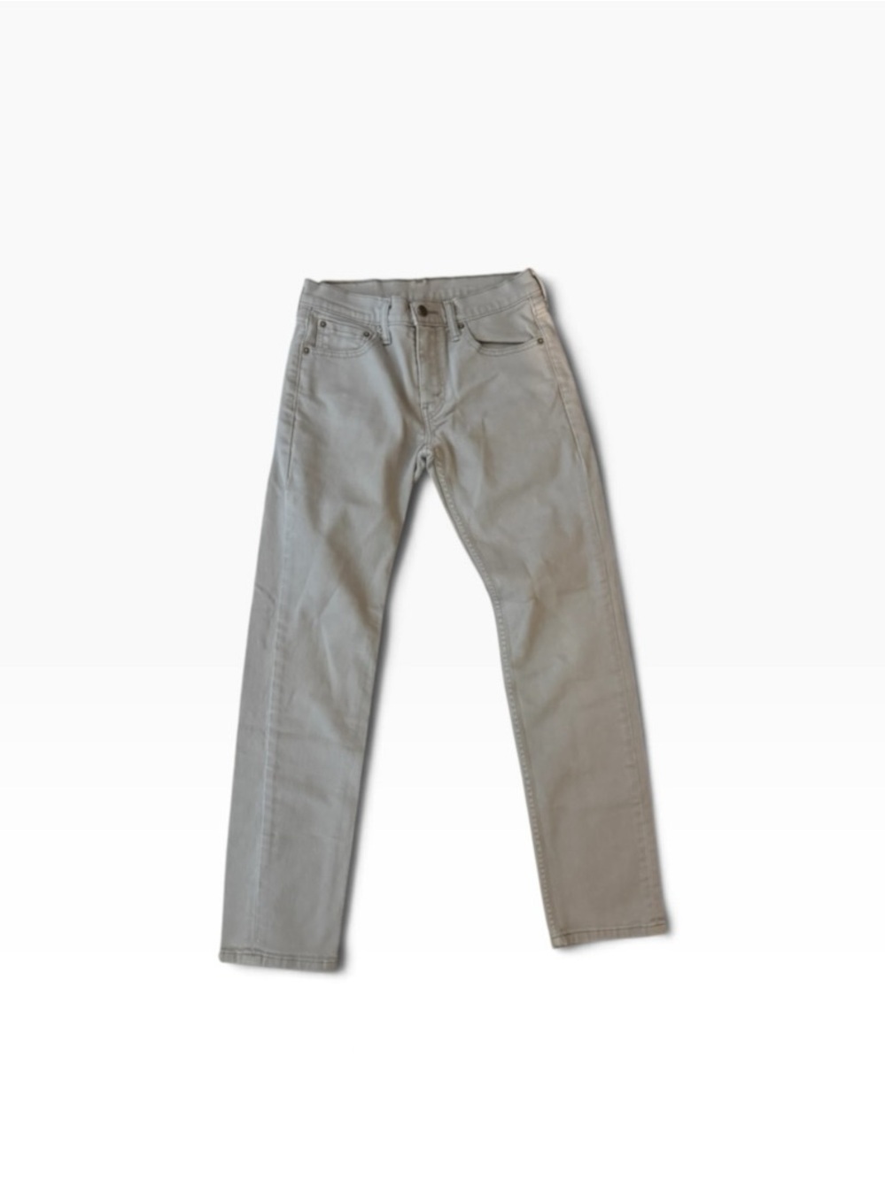 Levi's Men's Straight Jeans in Light Gray